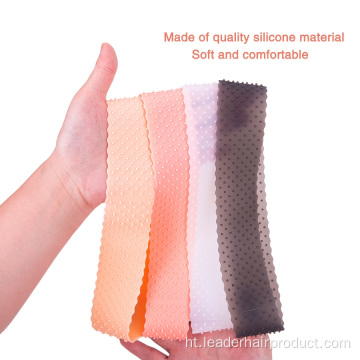 Seamless perik Grip Band transparan Silicone Hairband